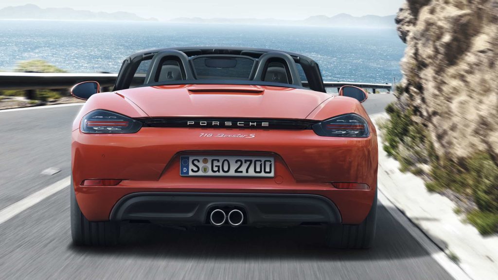 La Porsche Boxster adopte un bloc 4-cylindres et devient la 718 Boxster au passage 5