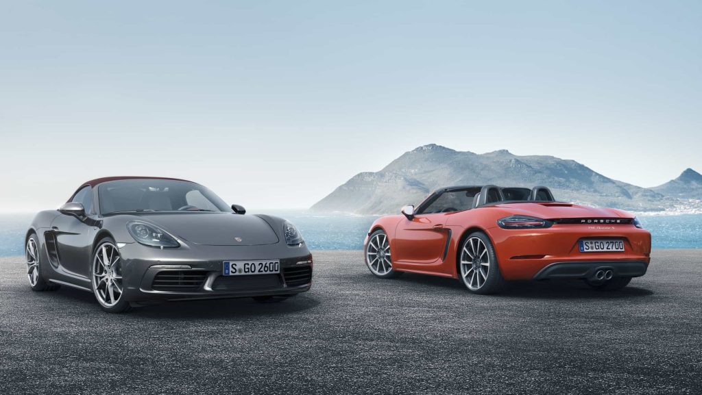 La Porsche Boxster adopte un bloc 4-cylindres et devient la 718 Boxster au passage 8