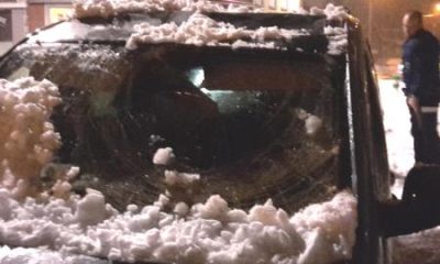 Voiture détruite : la ville de Hannut souffre de la neige !
