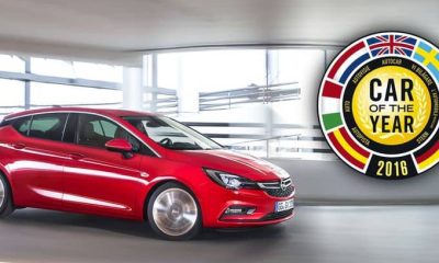 L’Opel Astra a droit au blason de « Car of the Year 2016 »