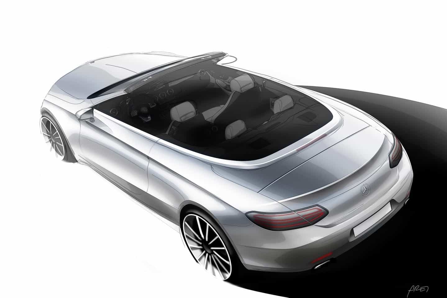 La première version cabriolet de la Mercedes Classe C au Salon de Genève 2016