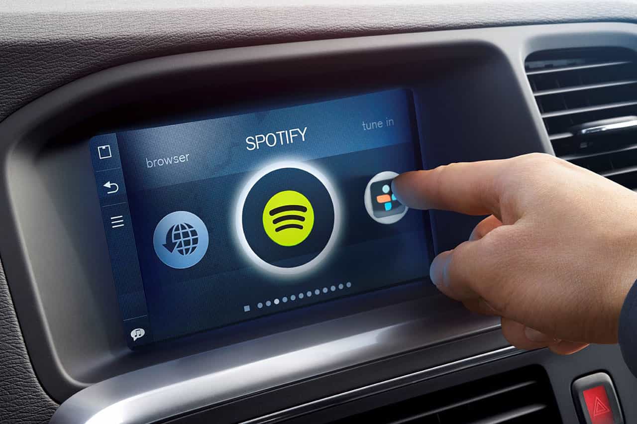 Le système multimédia des Volvo va intégrer nativement Spotify