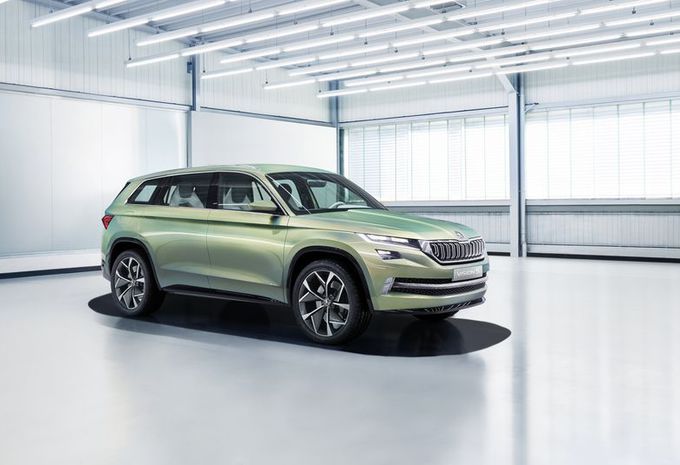 Avec son VisionS, Skoda prépare le terrain avant le lancement d’un grand SUV