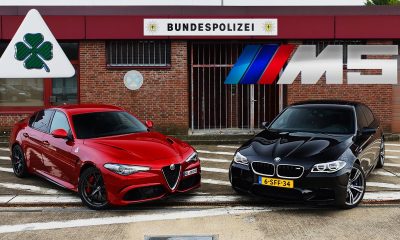 Giulia Quadrifoglio Verde vs BMW M5 : duel insolite