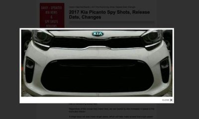 Une image dévoile la face avant de la future Kia Picanto