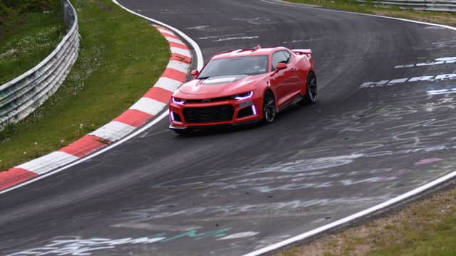 La nouvelle Camaro ZL1 fait mieux que sa devancière sur la boucle du Nürburgring