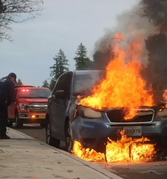 Une tradition de la Saint-Sylvestre en France consiste à brûler des voitures.